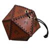 AAGAZA PU Leather Dices Bag Game Accessory Gifts Multipurpose Drawstring Pouches Storage Bags for Camping Board Games Learning Activities KTV view 3