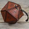 AAGAZA PU Leather Dices Bag Game Accessory Gifts Multipurpose Drawstring Pouches Storage Bags for Camping Board Games Learning Activities KTV view 4