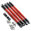 Aluminum Steering Tie Rod Turnbuckles Set for 1/8 ARRMA Kraton 6S BLX/Outcast 6S BLX/Talion 6S BLX,Aluminum Upgrades Part 5pcs/Set (Red)#AR330230 view 2