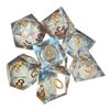 AAGAZA 7Pcs Dices Set Polyhedral Dices D4 for Party Favors Holiday Entertainment Wedding view 1