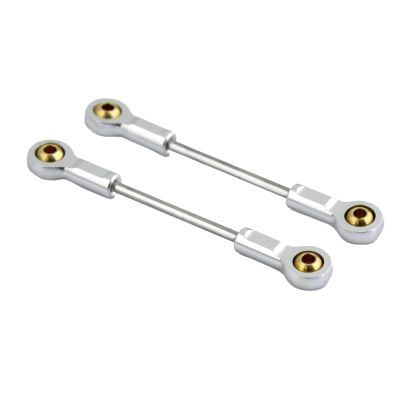 AAGAZA 2X Upgrade Metal Front andRear Axle Pull Rod Decorative, Replacement Easy to in stall Durable Sturdy for 1:18 RC Crawlercar Model Part