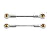 AAGAZA 2X Upgrade Metal Front andRear Axle Pull Rod Decorative, Replacement Easy to in stall Durable Sturdy for 1:18 RC Crawlercar Model Part view 4