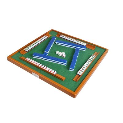 AAGAZA Portable Mini Mahjong Set, Activity Game Board Game Traditional Entertainment for Travel Party