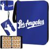 Baseball Card Binder with Sleeves 900 Pocket, Los Angeles Baseball Card Holder for Trading Cards Baseball Collector Album Sports Card 3 Ring Binder Storage Book Folder Organizer for Kids Gift view 1