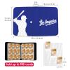 Baseball Card Binder with Sleeves 900 Pocket, Los Angeles Baseball Card Holder for Trading Cards Baseball Collector Album Sports Card 3 Ring Binder Storage Book Folder Organizer for Kids Gift view 3