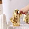 Money Box Piggy Bank Cactus Money Box Piggy Bank for Adults Ceramic Desktop Piggy Bank Decoration Piggy Bank for Living Room Money Bank view 3