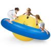 OLAKIDS 8FT Inflatable Dome Rocker Bouncer, Outdoor Kids Giant Roll and Play Seesaw Rocker with 6 Secure Handles, Max Weight 250 LBS view 1
