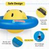 OLAKIDS 8FT Inflatable Dome Rocker Bouncer, Outdoor Kids Giant Roll and Play Seesaw Rocker with 6 Secure Handles, Max Weight 250 LBS view 4