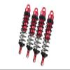 GPM Upgrades Aluminum 6061-T6 Front and Rear Adjustable Spring Dampers with 6mm Shaft for 1/8 4WD Sledge Monster Truck95076-4 (Red) view 1