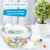 POPLAY Marbles for Kids, 115PCS Cat Eye Glass Marble, Mixed 6 Colors with Gift Box, for Chinese Checkers Board Games, Party Favor Gifts view 3