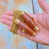 Pair of Couples Kaleidoscope Wood & Brass Pendant Kaleidoscope for Your Love Oneby Art Gift Decor view 2