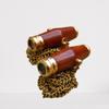 Pair of Couples Kaleidoscope Wood & Brass Pendant Kaleidoscope for Your Love Oneby Art Gift Decor view 3