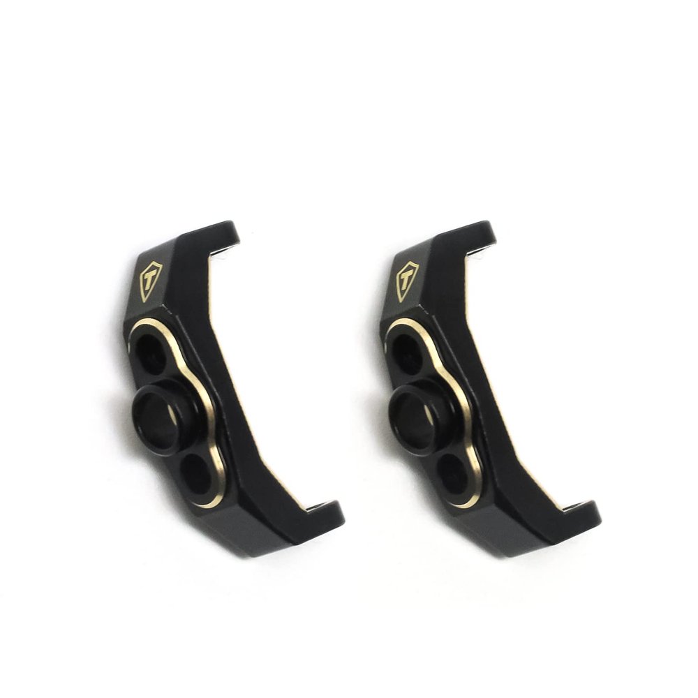 TREAL Brass Front C Hubs Caster Blocks 5.2g/pc (2P) L&R Heavy Weight Upgrades Compatible with 1/18 TRX4M