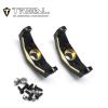 TREAL Brass Front C Hubs Caster Blocks 5.2g/pc (2P) L&R Heavy Weight Upgrades Compatible with 1/18 TRX4M view 2