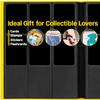 2026Trading Card Binder 9 Pocket, Premium Sports Collection Binder Game Cards Book with Sleeves Side Loading, Anti-open Strap Double Sided Waterproof 360 Card Folder view 2