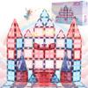 Little Pi 104pcs Frozen Princess Castle Magnetic Tiles Building Blocks - 3D Diamond Blocks, STEM Educational Toddler Toys for Pretend Play, 4 Year Old Girl Birthday Gifts Kids Ages 3 5 6 7 8 - Pink view 1