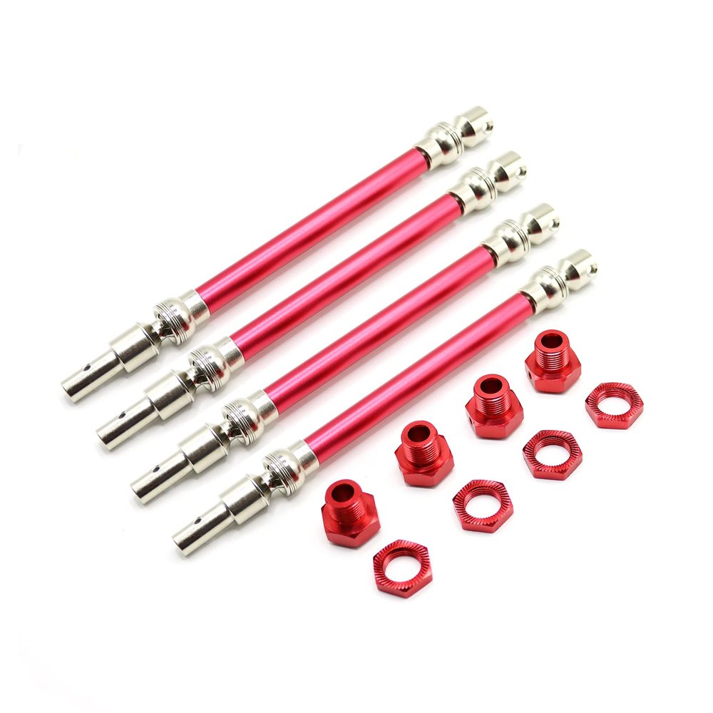 Mesimsple CVD Driveshaft & Wheel Hex Hub Set ARA311147 for Arrma 1/10 Kraton V2 Drive Shaft 4S BLX Outcast 4X4 4S V2 BLX Upgrade Parts