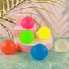 6Pcs Sugar Ball, 2.4" Slow Rise Squishy Stress Relief Balls Clear Malt Syrup Filled Moldable Relaxing Sensory Fidget Stress Toy Hand Exercise Balls Gift for Friends view 2