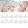 Feeding Nipples, 14Pcs Odorless Baby Bottle Nipple Easy Cleaning for Home view 3