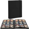 CTPOKO Trading Card Binder Holder, 9-Pocket Sports Card Collector Binder Album for TCG, MTG, Yugioh, photo card, Football, Basketball, Hockey and Baseball Cards - 20 Pages, 360 Card Capacity - Black view 1