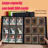 CTPOKO Trading Card Binder Holder, 9-Pocket Sports Card Collector Binder Album for TCG, MTG, Yugioh, photo card, Football, Basketball, Hockey and Baseball Cards - 20 Pages, 360 Card Capacity - Black view 3