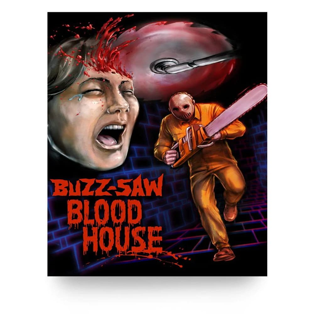 Buzz-saw Blood House Horror Game Poster Puppet Combo