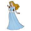 Loungefly Disney Princess Aurora Paper Doll - Magnetic Pin Set view 4
