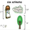 Jesus The Good Shepherd & Parable of The Lost Sheep Bible Felt Board Story for Flannel Boards view 2