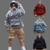 1/6 Scale Male Clothes,Men's Half-Zip Sweater Hoodie Coat Jacket Costume Clothing for 12inch Male Action Figure Body (Blue) view 2