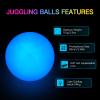 POITOI Juggling Balls Light Up Juggling Ball Glow in The Dark LED Juggling Balls USB Rechargeable 105g/3.9oz view 4