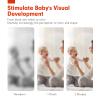 Newborn Toys High Contrast Baby Flashcards Tummy Time Baby Cards 0-6 Months Black and White Infant Toys 0-3-6 Months Montessori Sensory Cards 20 PCS 6''6'' Visual Stimulation view 3