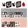 Newborn Toys High Contrast Baby Flashcards Tummy Time Baby Cards 0-6 Months Black and White Infant Toys 0-3-6 Months Montessori Sensory Cards 20 PCS 6''6'' Visual Stimulation view 4