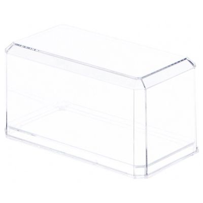 Pioneer Plastics 164C-UV Clear Plastic Display Case for 1:64 Scale Cars (UV Resistant), 3.5" W x 1.625" D x 1.75" H (Mailer Box), Pack of 9