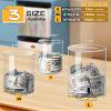 Kypeeka Clear Acrylic Piggy Bank for Adults Kids, Clear Money Saving Jar Must Break to Open, Unopenable Piggy Bank for Cash Coins (10" H  6" Diameter) view 2