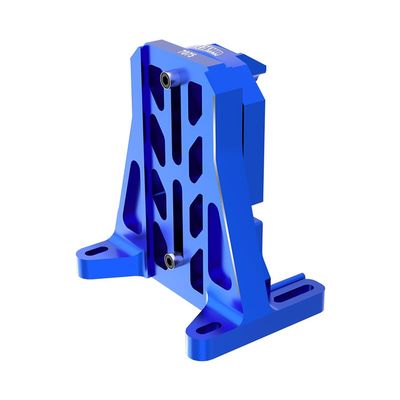 GPM Upgrades Aluminum 7075-T6 Motor Fixing Mount for 1/6 XRT 8S & 1/5 4WD X-Maxx 6S/8S Monster Truck Rc Cars (Blue)