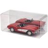 Pioneer Plastics 355CD-UV Clear Plastic Display Case for 1:18 Scale Cars (Mirrored, UV Resistant), 13" W x 5.5" D x 5" H (Mailer Box), Pack of 6 view 3