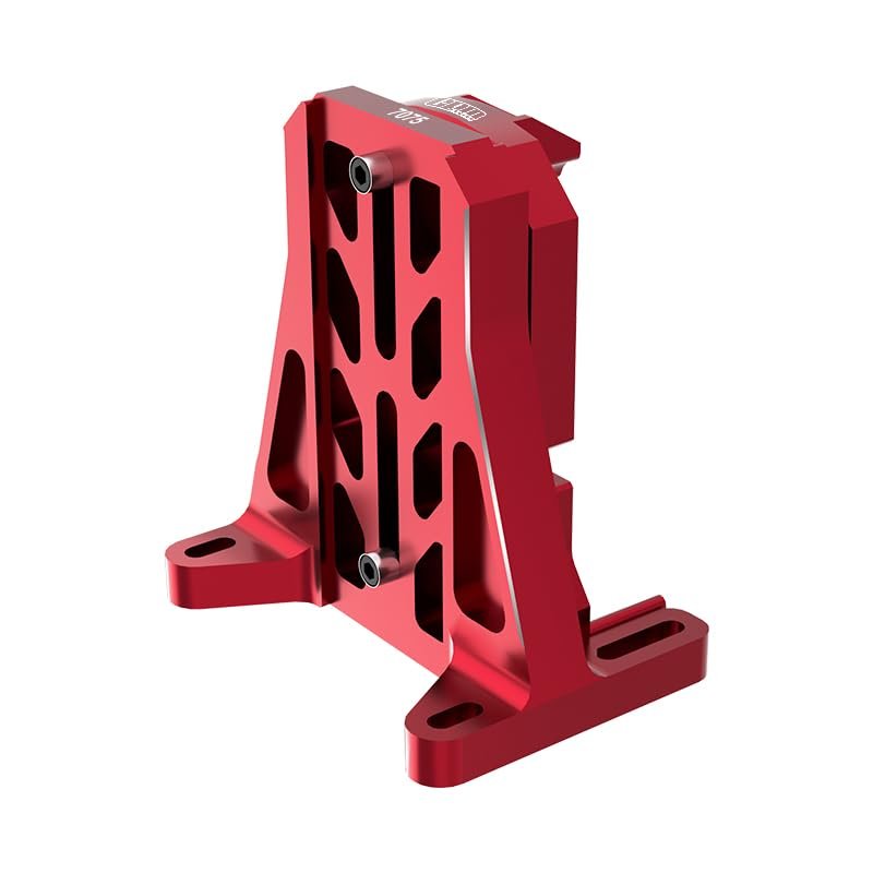GPM Upgrades Aluminum 7075-T6 Motor Fixing Mount for 1/6 XRT 8S & 1/5 4WD X-Maxx 6S/8S Monster Truck Rc Cars (Red)