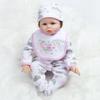5 Pcs Reborn Baby Doll Clothes for 20-22 inch Girl Baby Dolls Newborn Doll Outfit Purple Sleepwear Clothing Accessories Kids Pretend Game view 2