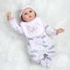 5 Pcs Reborn Baby Doll Clothes for 20-22 inch Girl Baby Dolls Newborn Doll Outfit Purple Sleepwear Clothing Accessories Kids Pretend Game view 3