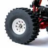 OGRC 1.0 RC Wheel Rims with Brass Rings Deep Dish Wheel Rims 1.0 Beadlock Wheels for 1/18 TRX4M 1/24 SCX24 C10 JLU Deadbolt Gladiator Bronco Crawler Car (White) view 2