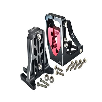GPM Aluminum 7075-T6 Quick Release Motor Base+Motor Fixing Mount for 1/6 XRT 8S78086-4& 1/5 4WD X-Maxx 6S/8S Monster Truck Rc Cars (Black)