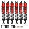 RCAWD 6X Alloy Front Rear Shock Oil Filled Type 80mm for 1/10 LAEGENDARY Upgrade Parts (Red) view 1