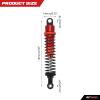 RCAWD 6X Alloy Front Rear Shock Oil Filled Type 80mm for 1/10 LAEGENDARY Upgrade Parts (Red) view 2