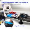 AGM MASETCH High Speed Series Tram Dual Track Set, Track with 4 Vehicles Official Licensed Slot car Racing, Comes with 2 Hand Controls and Track Parts and a Lap Counter. view 4