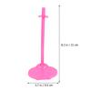 Sewroro 20pcs Doll Stands Display Holder Mini Display Stand Doll Support Frame Universal Support Display (Color 2) view 4