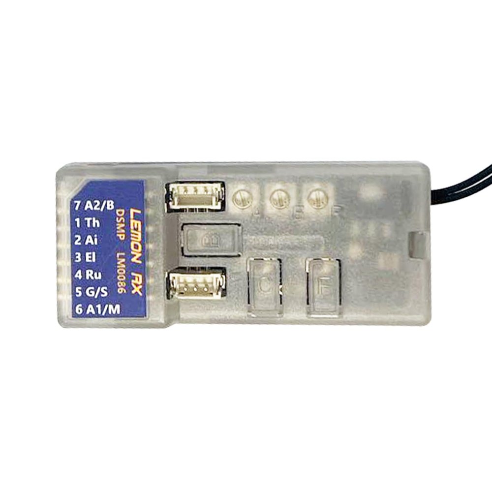 Buddy RC Compatible Spektrum Full-Range DSMP Telemetry Stabilizer DSMX DSM2 Compatible 7-CH Telemetry Stabilizer Voltage Probe Receiver 1PCS