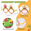 Meooeck 24 Pairs Mexican Fiesta Eyeglasses Cinco De Mayo Paper Glasses Taco Cactus Fiesta Mexican Party Decoration view 2