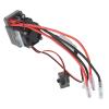 RC 360A Brushed ESC with Heat Sink and Cooling Fan for 1/10 RC Crawler view 1