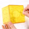 Building Block Piggy Bank Save Spend Share Piggy Bank Blocks Shape Coin Box for Kids Clear Transparent Plastic Coin Banks for Boys & Girls(White) view 2