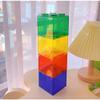 Building Block Piggy Bank Save Spend Share Piggy Bank Blocks Shape Coin Box for Kids Clear Transparent Plastic Coin Banks for Boys & Girls(White) view 3